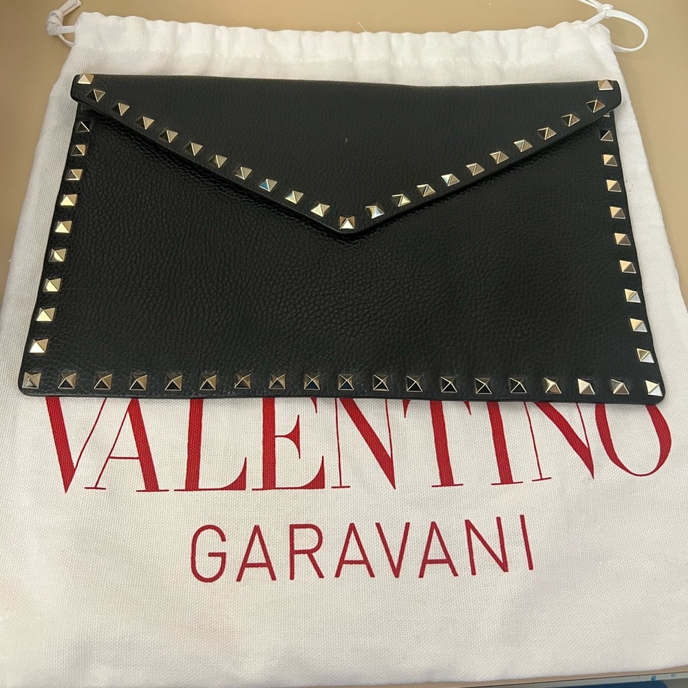 Valentino Rockstud Clutch
